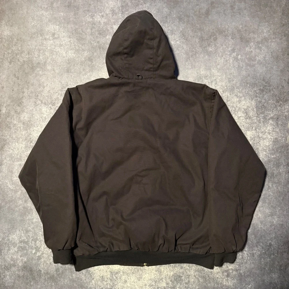 Detroit Lions Mens Dakota Heavyweight Jacket XL‎ Canvas Hooded Work Dunbrooke